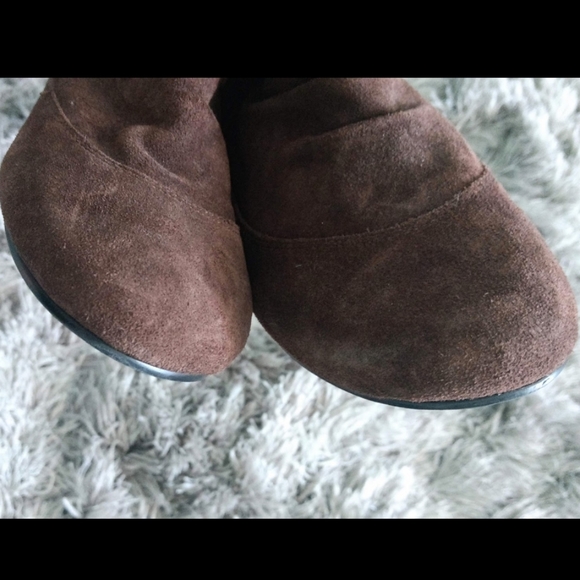 Suede ankle booties **SOLD ON MERCARI** - Picture 6 of 8